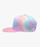Pink Tie-Dye Snapback Hat >  Headster