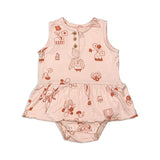 Skirted Bodysuit Romper > Silkberry Baby