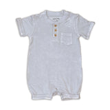 Henley Romper > Silkberry Baby