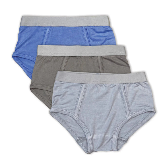 Silkberry > Bamboo Underwear - Boys Briefs (3 Pack)