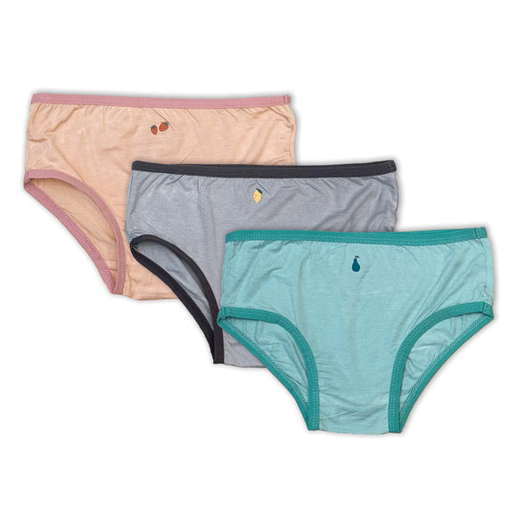 Bamboo Girl's Bikini Underwear (3 pack) - Silkberry Baby