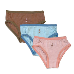 Bamboo Girl's Bikini Underwear (3 pack) - Silkberry Baby