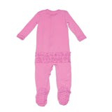 Crocus Ruffle Bamboo Sleeper > Silkberry Baby