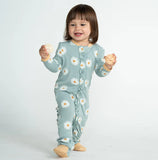 Daisy Ruffle Bamboo Sleeper > Silkberry Baby in 18-24m