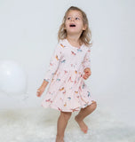 Unicorn Meadow Flare Dress > Silkberry Baby (with bloomer)
