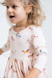Unicorn Meadow Flare Dress > Silkberry Baby (with bloomer)