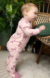 Whimsical Bow Bamboo 'Fleece' Footie Sleeper > Silkberry Baby (Cozier)