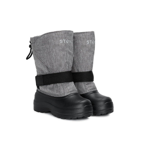 Heathered Grey Stonz Trek Snow Boots