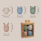 Noüka Animal Bath Toys - Woodland Collection
