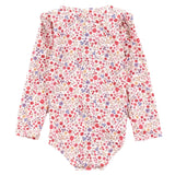 Petite Floral in Ivory - Rashguard Swimsuit > Nano