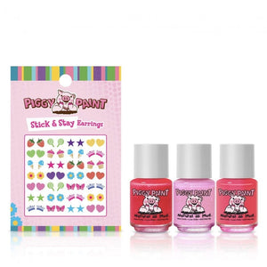Kisses & Wishes Gift Pack with Stick On Earrings > Piggy Paint