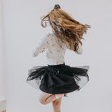 Tulle Skirt > Souris Mini in Black & Cream