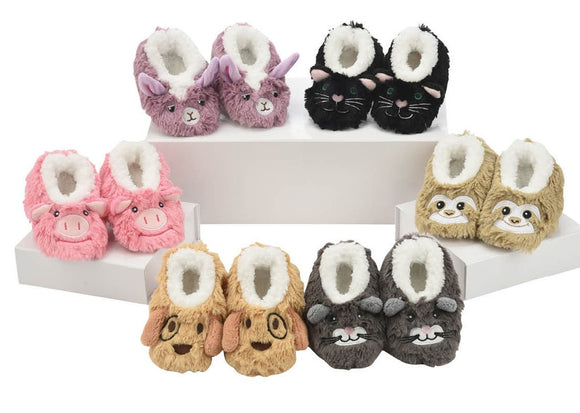 Furry Baby Snoozies Foot Pals > Six Design Options