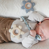 Pacifer Clips > Baby Bliss (Sage and Dusty Teal)
