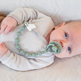 Pacifer Clips > Baby Bliss (Sage and Dusty Teal)