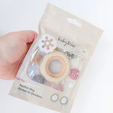 Circle Teether Ring > Baby Bliss - Pink Shades