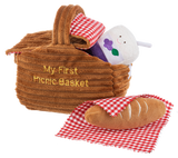 Plush Picnic Basket Set - GANZ (7 pieces)