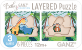 Wooden Jungle Layered Puzzle - GANZ