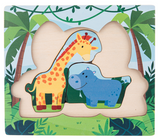 Wooden Jungle Layered Puzzle - GANZ