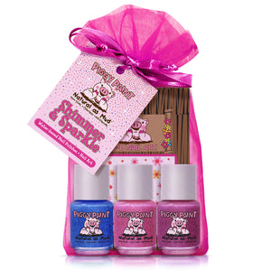 Shimmer & Sparkle Gift Pack with Flower Nail Art > Piggy Paint