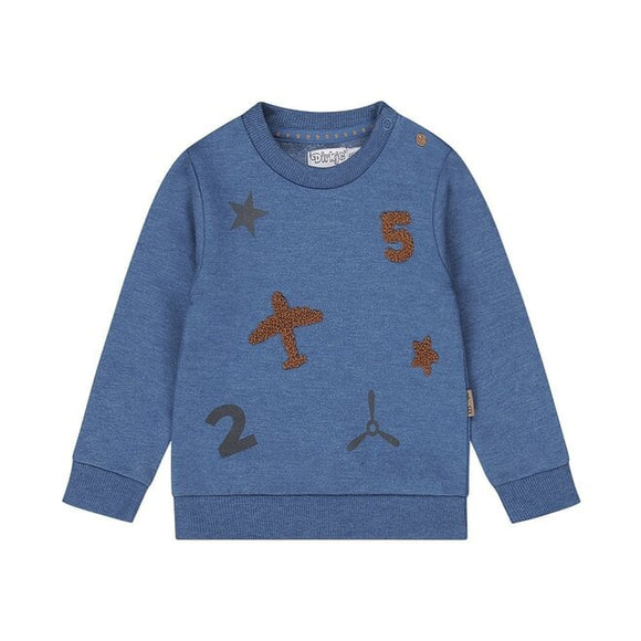 Cobalt Blue Flight Sweatshirt > Dirkje