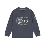 Navy Airplane Sweatshirt > Dirkje