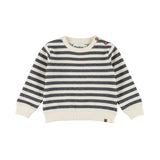 Whisper White Striped Sweater > Dirkje