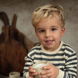 Whisper White Striped Sweater > Dirkje