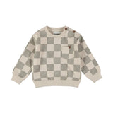 Haze Green Check Pocket Sweatshirt > Dirkje (Angora)