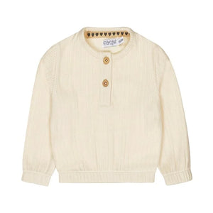 Henley Jersey Top > Dirkje - Off White