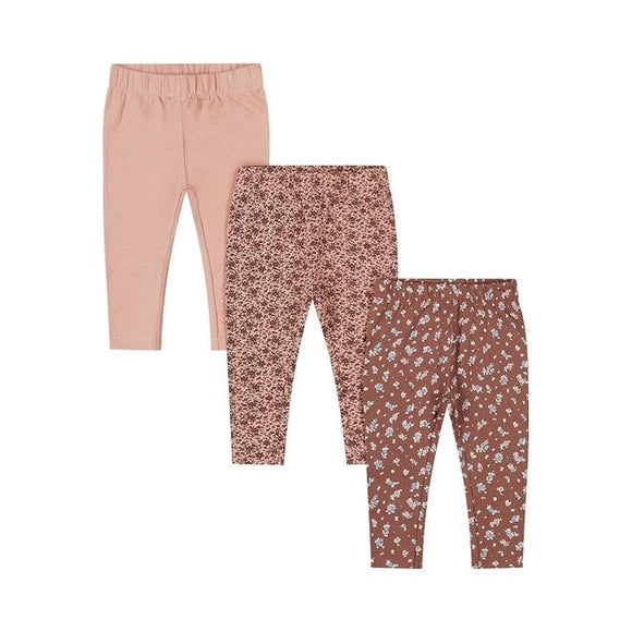 Leggings - Three Pack > Dirkje (printed florals-pink)