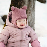 NOSTAGIC ROSE 'Soft Touch' Knit Bear Balaclava > Calikids