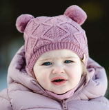 Double Pom Knit Hat (Baby 0-3 Month only) > Calikids (Multiple Colours)