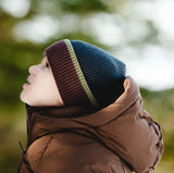 Tri-Colour 'Soft Touch' Cotton Lined Knit Hat > Calikids in 2-5 years (3 colour ways)