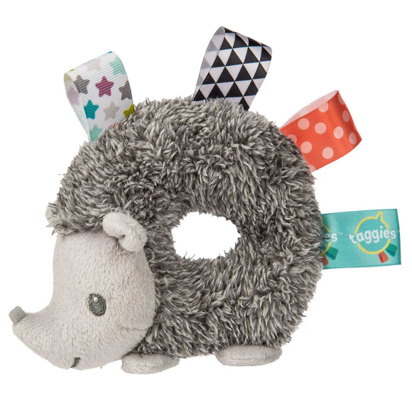 Hedgehog Taggie Rattle Teether > Mary Meyer