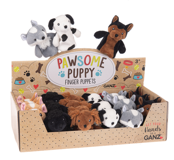 Pawsome Puppy Finger Puppets - GANZ