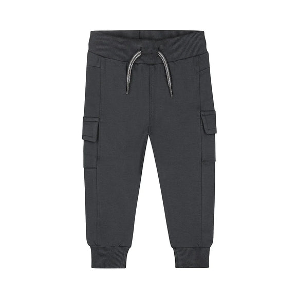 Navy Cargo Sweatpants > Dirkje (Orange-Navy Tie)