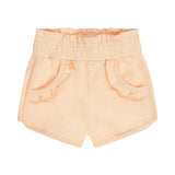 Peach Cotton Jog Shorts  > Dirkje