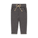Navy-Beige Checked Trousers > Dirkje in 12, 18, 24m, 4 & 5 years.