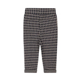 Navy-Beige Checked Trousers > Dirkje in 12, 18, 24m, 4 & 5 years.