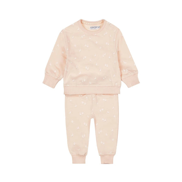 Peachy Pink Birdie Sweater and Jogger Set > Dirkje