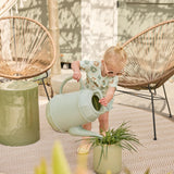 Big Flower Green Ruffle Tee > Dirkje