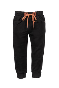 Cotton Fleece Jogging Pants (Black) > L&P Apparel