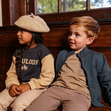 Steel Blue Zip Cardigan > Koko Noko