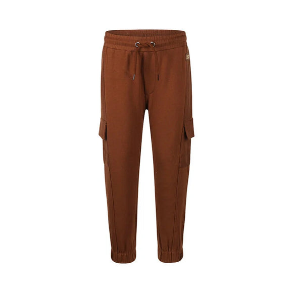 Deep Brown (Rib Detail) Cargo Sweatpants > Koko Noko