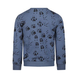 Blue Horizon Animal Track Jersey Sweater > Koko Noko