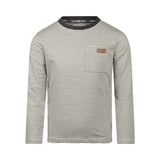 Striped Pocket T-shirt > Koko Noko (Asphalt)