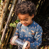 Steel Blue L/S Wild Night T-shirt > Koko Noko