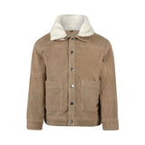 Beige Cordoroy Jacket > Koko Noko (Silver Mink)