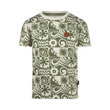 Dark Olive Green Printed T-shirt > Koko Noko